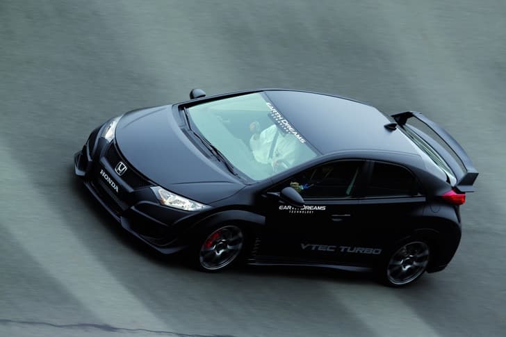 Honda Civic Type R prototype photo gallery